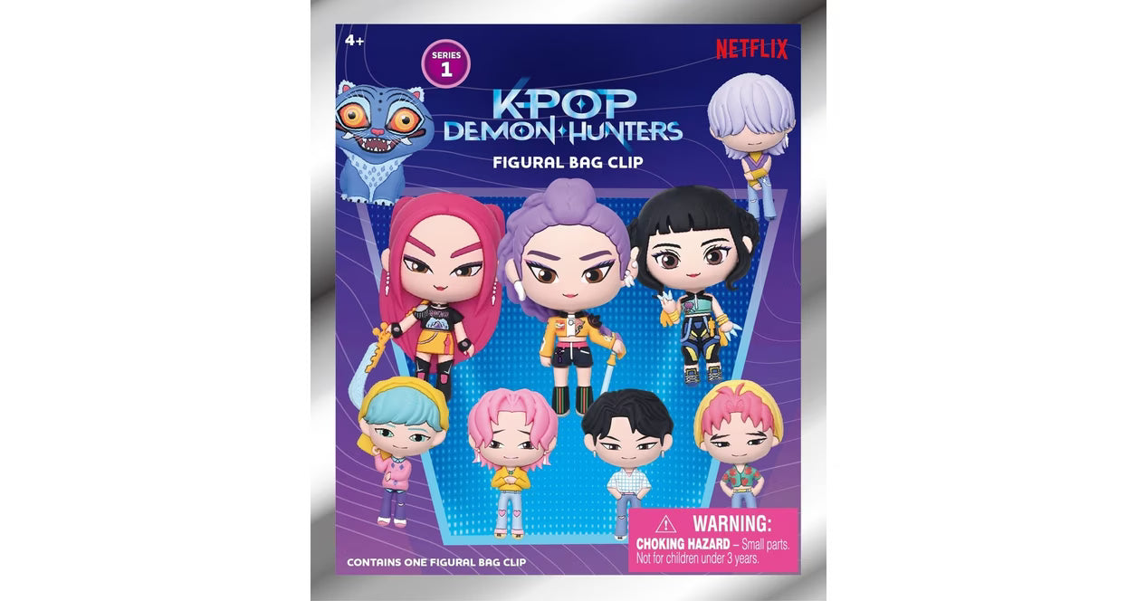 KPop Demon Hunter Series 1 3D Foam Bag Clip Blind Bag