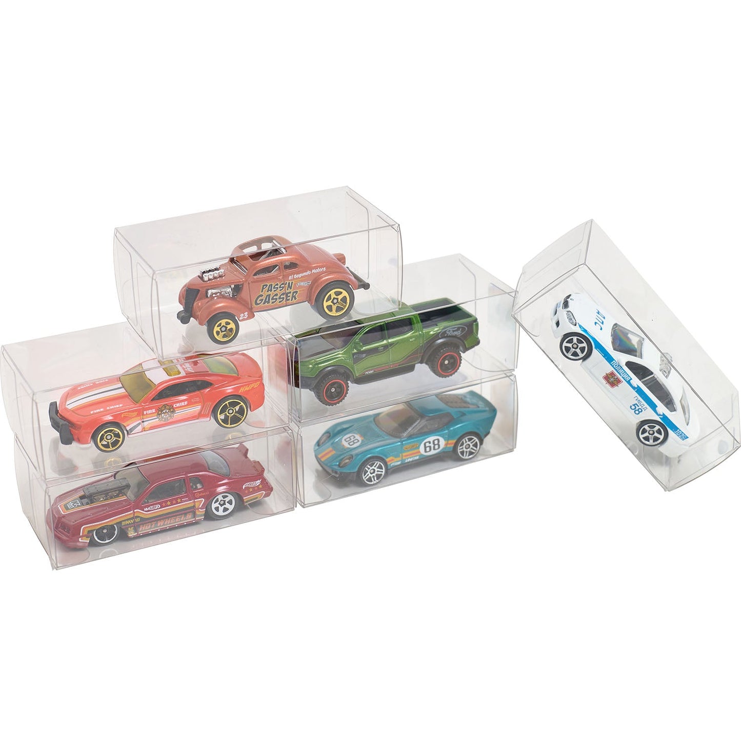 Platinum Protectors for Hot Wheels & Matchbox Loose Cars