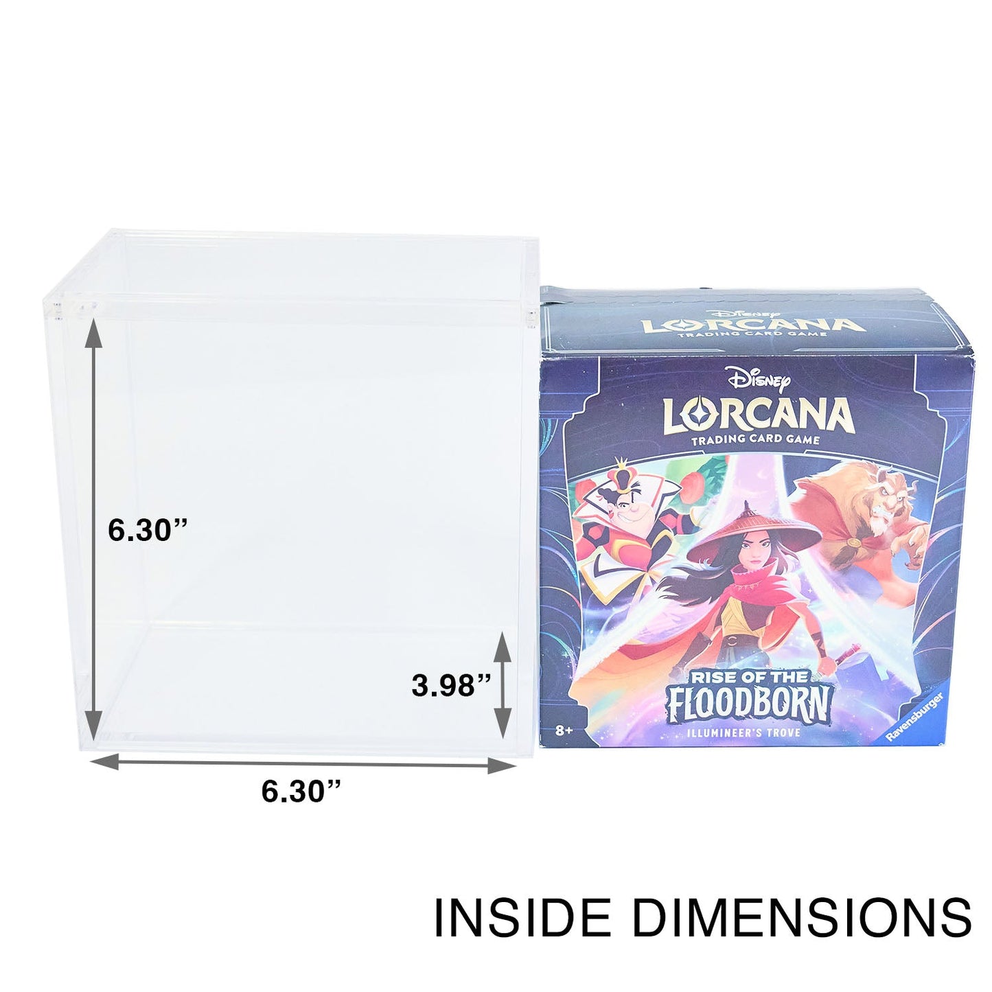 Premium Acrylic Case for Disney Lorcana Trove Box with Magnetic Top