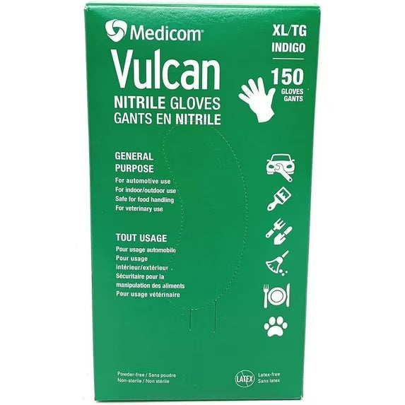 Vulcan Nitrile Gloves XLG
