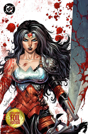 [FOIL] ABSOLUTE WONDER WOMAN #23 TYLER KIRKHAM BATTLE DAMAGED EXCLUSIVE VIRGIN VAR (08/26/2026)