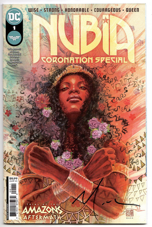 Nubia Coronation Special #1 A SIGNED David Mack (06/29/2022) Dc