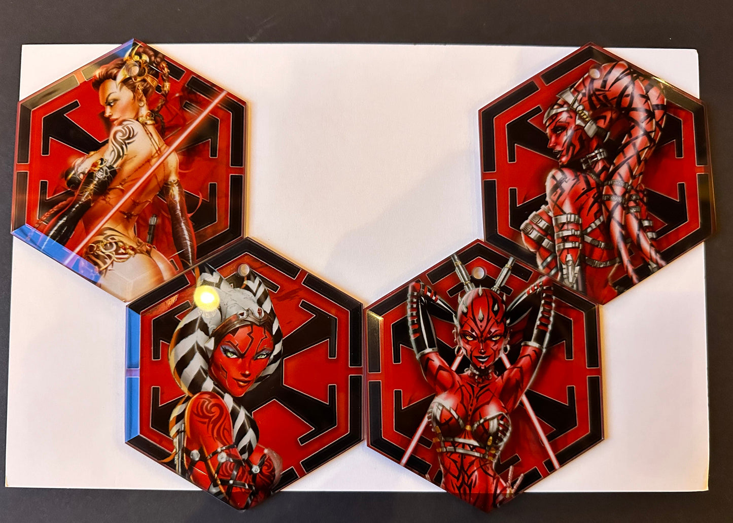 2023 Merry Sithmas Glass Ornaments