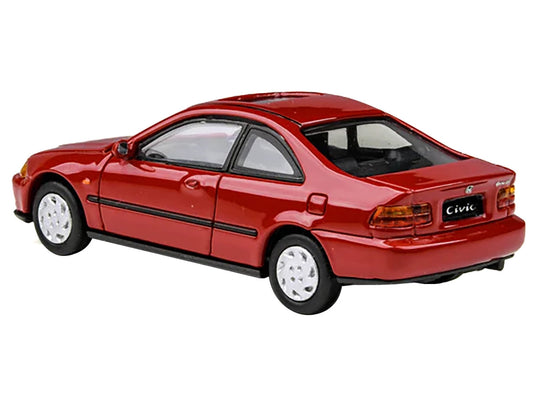 1995 Honda Civic Coupe EJ1 Milano Red 1/64 Diecast Model Car by Paragon Models-0
