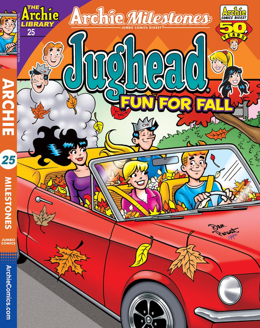 Archie Milestones Jumbo Comics Digest - Jughead Fun For Fall Issue 25: Riverdale's Foremost Burger Connoisseur Trades His Triple-Decker Dreams For Spooktacular Treats Guaranteed To Give Goosebumps!