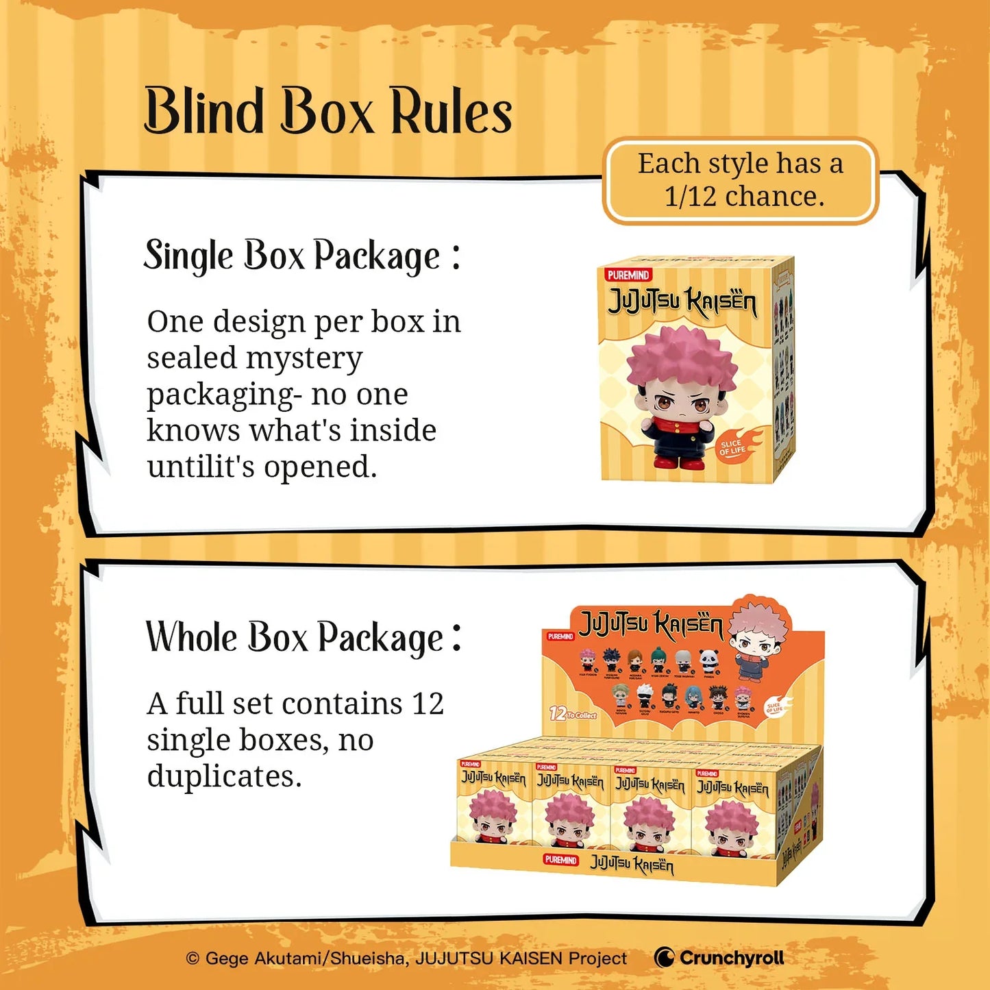 Puremind x Jujutsu Kaisen Slice of Life Blind Box