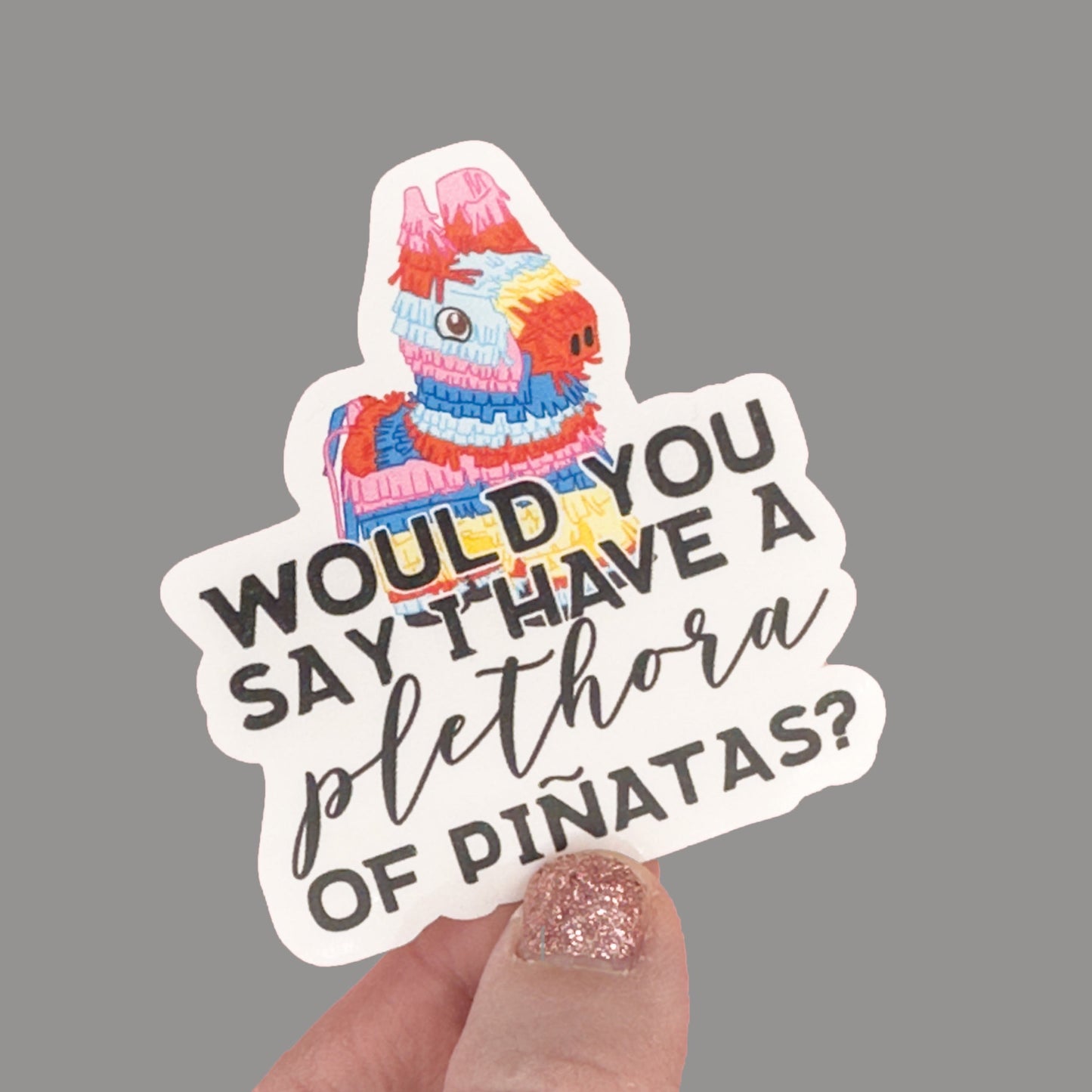 Hales Yeah Design Plethora Sticker ~3" at Longest Edge