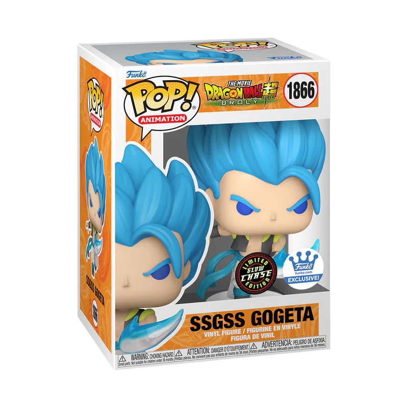 PREORDER (Estimated Arrival FEBRUARY 2025) POP! Animation: Dragon Ball Super - SSGSS Gogeta (Glow in the Dark | CHASE) Funko Shop Exclusive