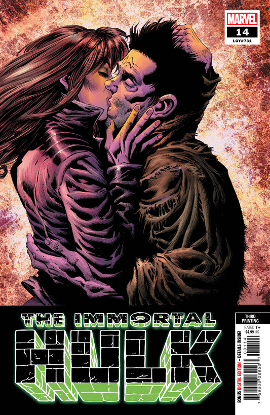 IMMORTAL HULK #14 3rd Print Kyle Hotz Variant (05/29/2019) MARVEL