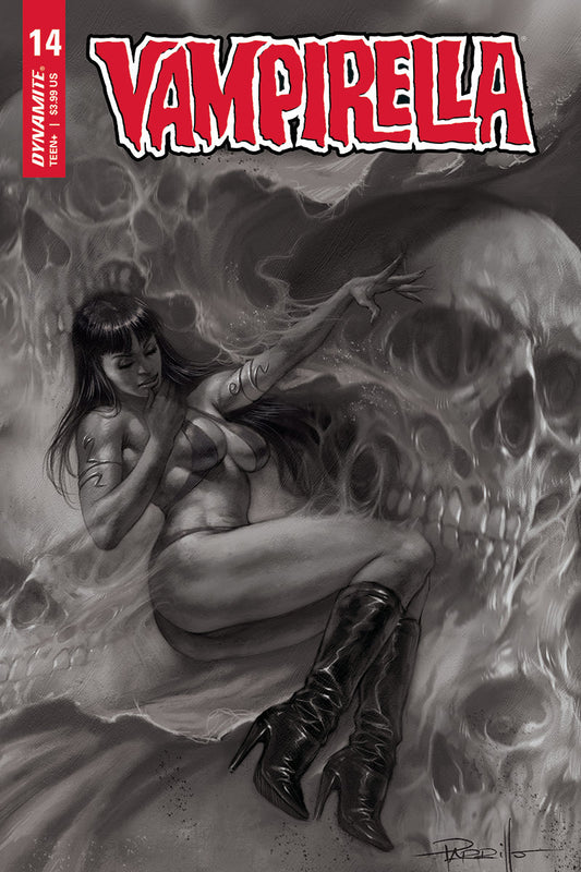 Vampirella #14 1:10 Lucio Parrillo B&W Variant (10/14/2020) Dynamite