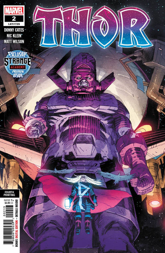Thor #2 4th Print Nic Klein Variant (08/26/2020) MARVEL