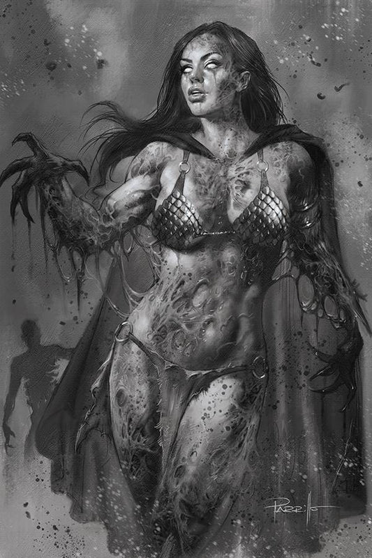 Die!Namite #1 1:25 Lucio Parrillo Living Dead Greyscale Virgin FOC Variant (10/14/2020) Dynamite