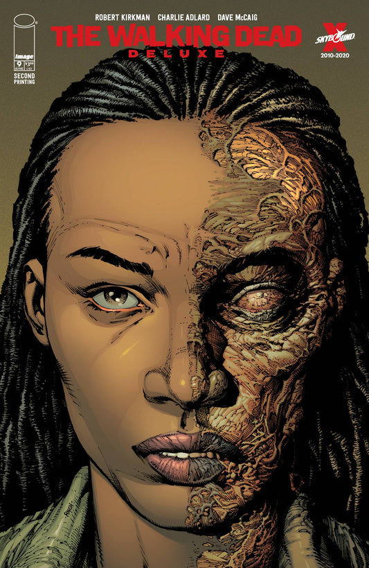 Walking Dead Dlx #9 2nd Print David Finch Headshot Variant (Mr) (06/30/2021) Image