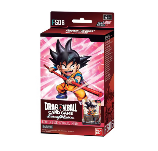 Bandai Dragon Ball Super Card Game: Fusion World Starter Deck - Son Goku (Mini) FS06