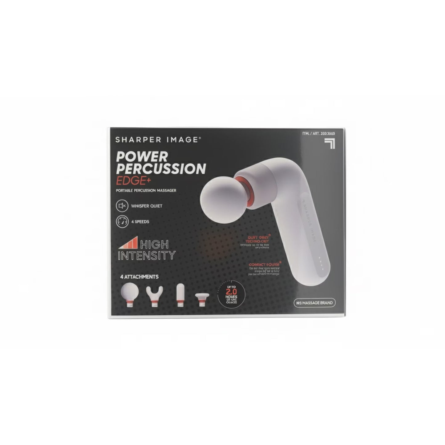 Sharper Image Power Percussion Edge+ Portable Percussion Massager