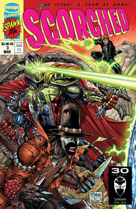 Spawn Scorched #3 B Todd Mcfarlane X-Men 1 Homage Variant (03/16/2022) Image