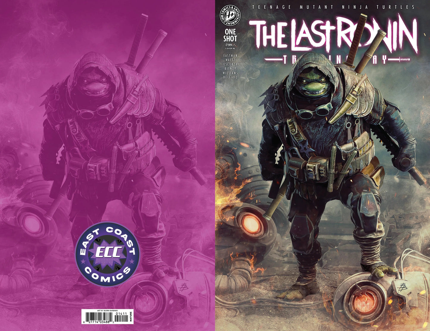 Teenage Mutant Ninja Turtles: The Last Ronin-Training Day - ECC Bjorn Barends Trade Variant