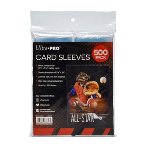Ultra PRO: Soft Card Sleeves - 2-1/2" X 3-1/2" (Penny Sleeves) - 500 ct.
