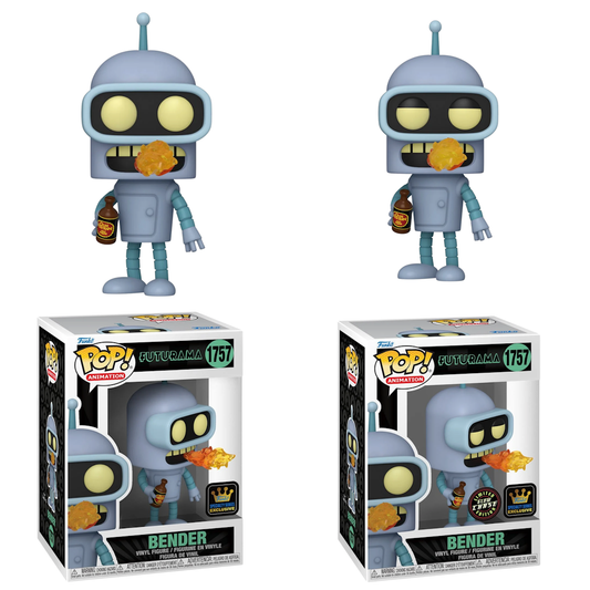 (PRE-ORDER) POP TV: Futurama S4- Bender  (GLOW) (Chase Bundle) SPECIALTY SERIES EXCLUSIVE