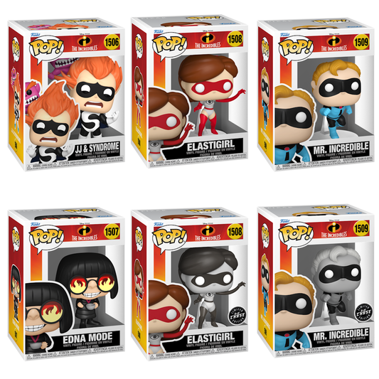 (PRE-ORDER) POP! Disney: Incredibles 20th (Complete Chase Bundle)(Set of 6)