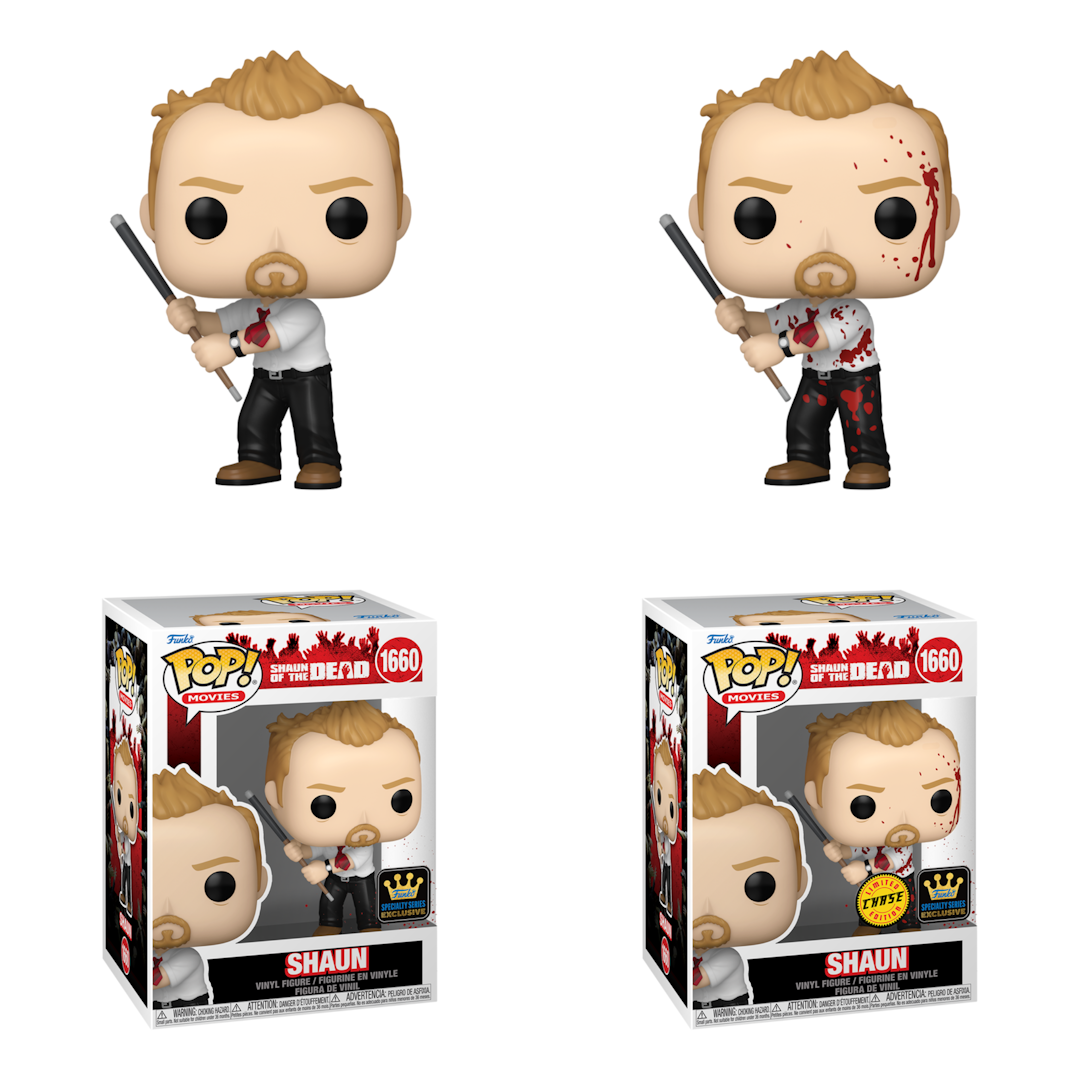 (PRE-ORDER) POP! Movies: SotD- Shaun (Specialty Series Exclusive) (Chase Bundle)