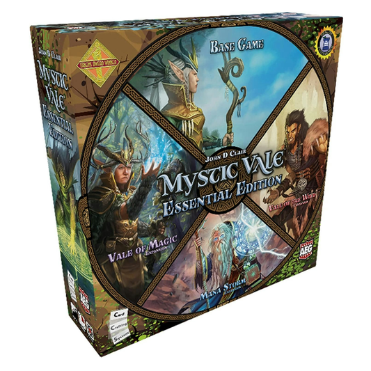 Alderac Entertainment Group (AEG) Mystic Vale: Essential Edition - Base Game and Expansions, Complete Set, Card-Crafting, Deck Building, 2-4 Players, Ages 14+, 45 Min Play Time