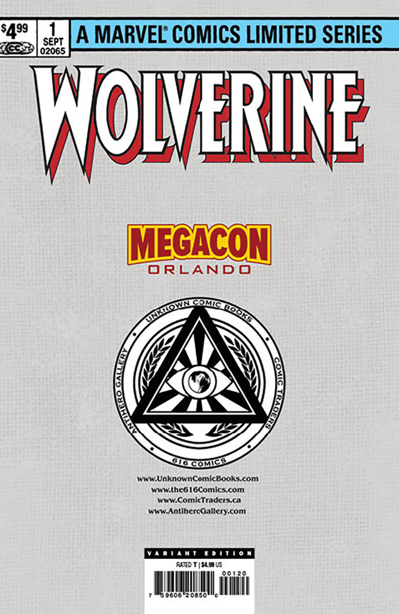 [Signed by Kaare Andrews] [FOIL] WOLVERINE BY CLAREMONT & MILLER #1 FACSIMILE EDITION [NEW PRINTING] UNKNOWN COMICS KAARE ANDREWS EXCLUSIVE MEGACON VAR [IN STOCK]
