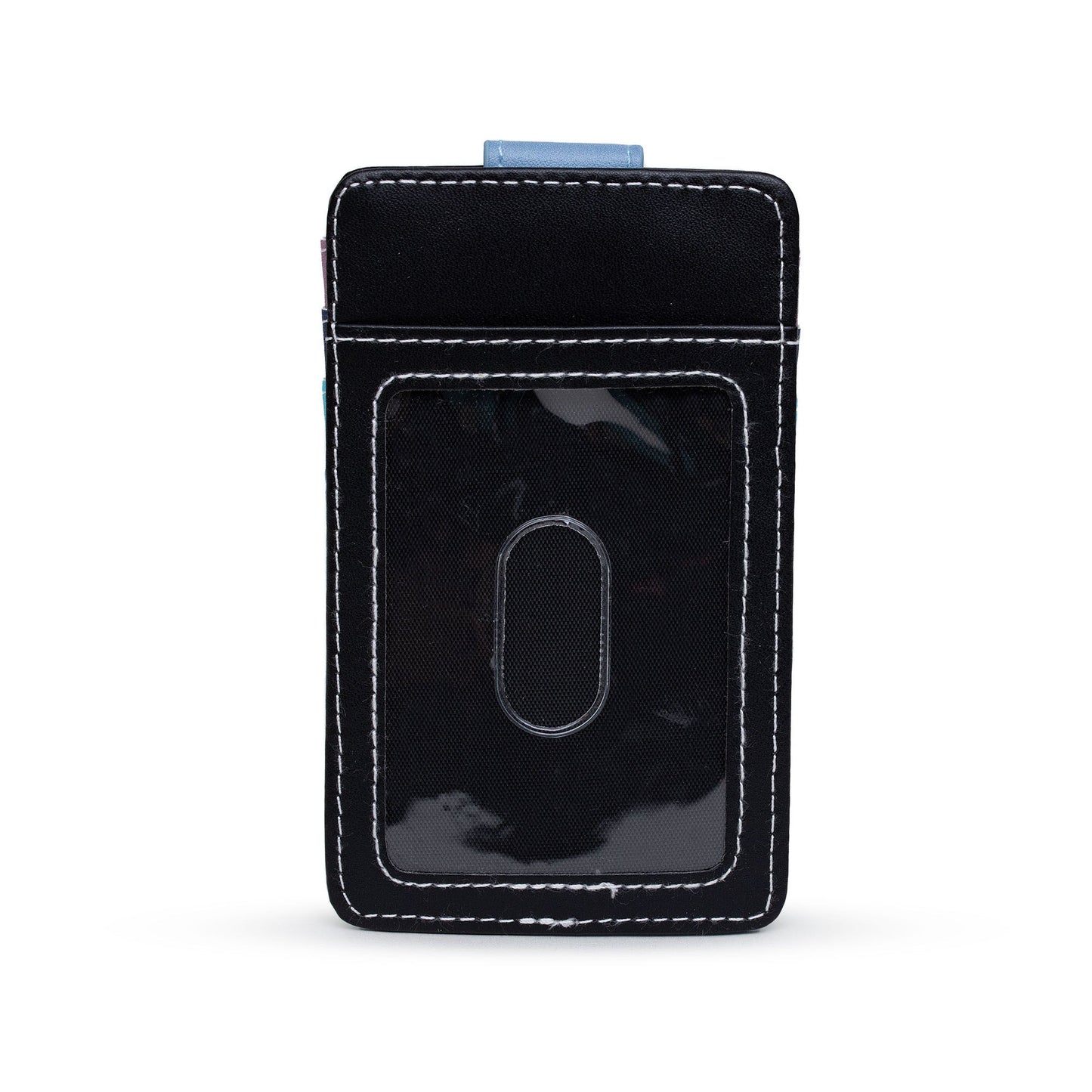 Disney Wallet, Character Wallet ID Card Holder, Lilo and Stitch Stitch Pose Blues, Vegan Leather