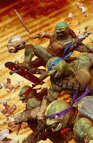 TEENAGE MUTANT NINJA TURTLES #20: 300TH ISSUE SPECIAL BJORN BARENDS EXCLUSIVE YELLOW VIRGIN VAR (07/22/2026)