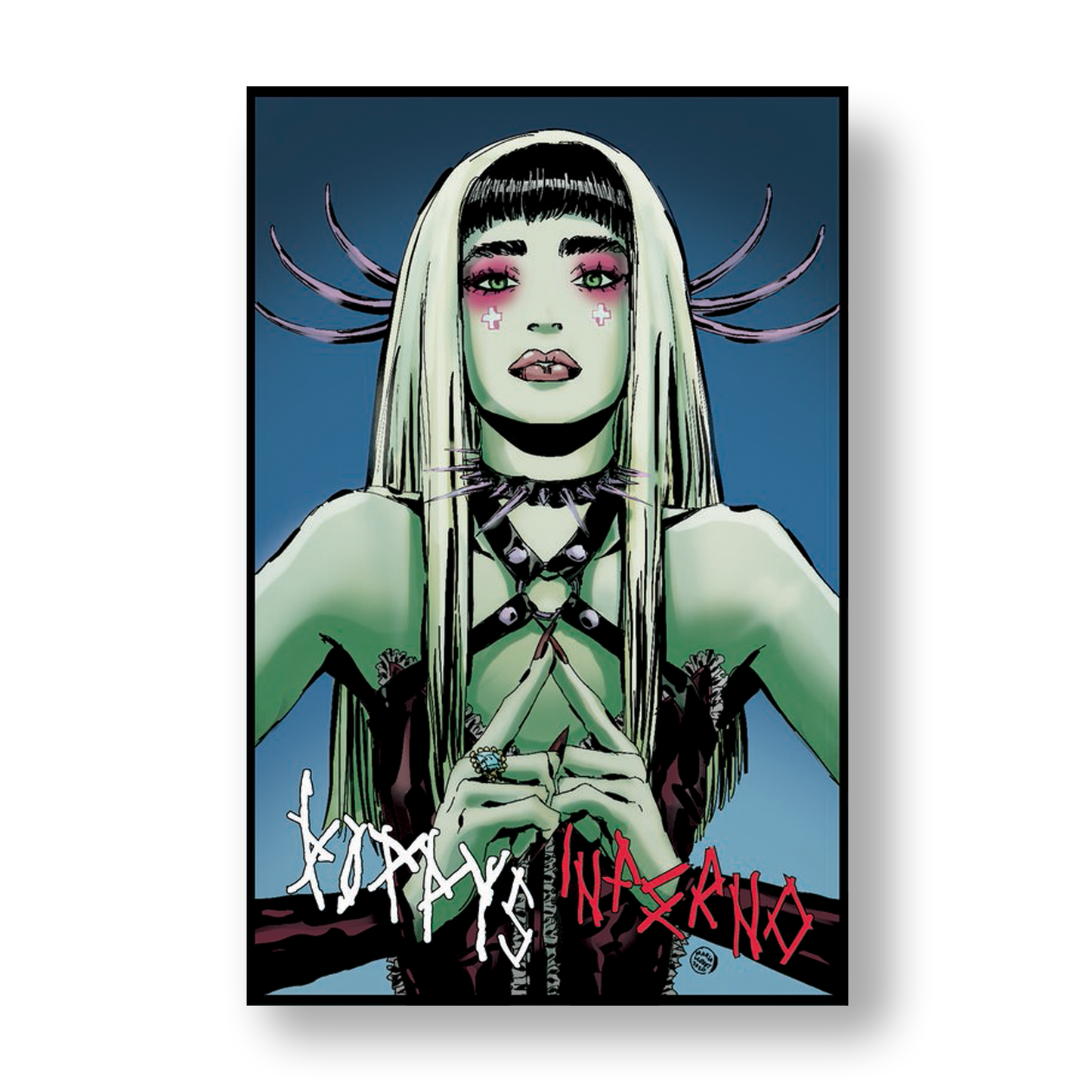 Poppy: Poppy's Inferno - Hardcover BLUE Variant