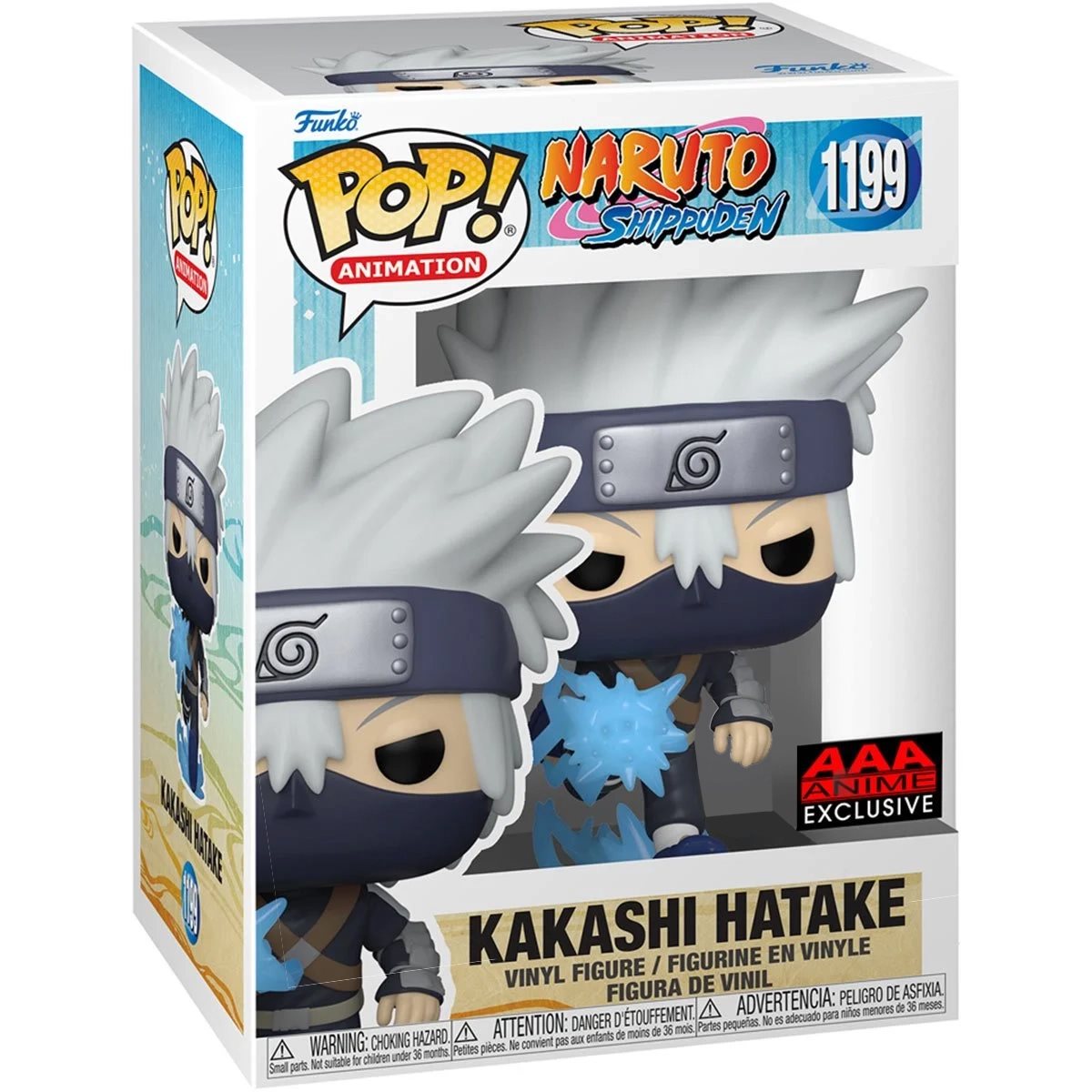 POP! Animation: Naruto: Shippuden - Young Kakashi Hatake with Chidori (Not Mint)
