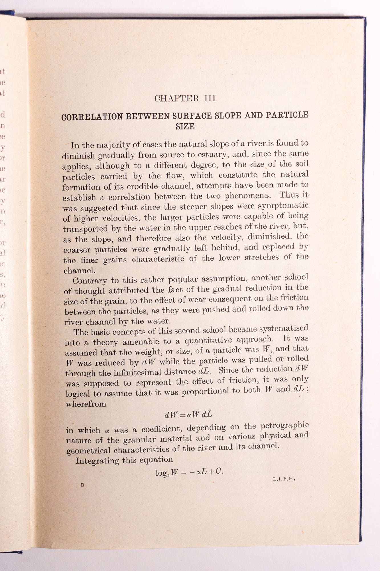 An Introduction to Fluvial Hydraulics