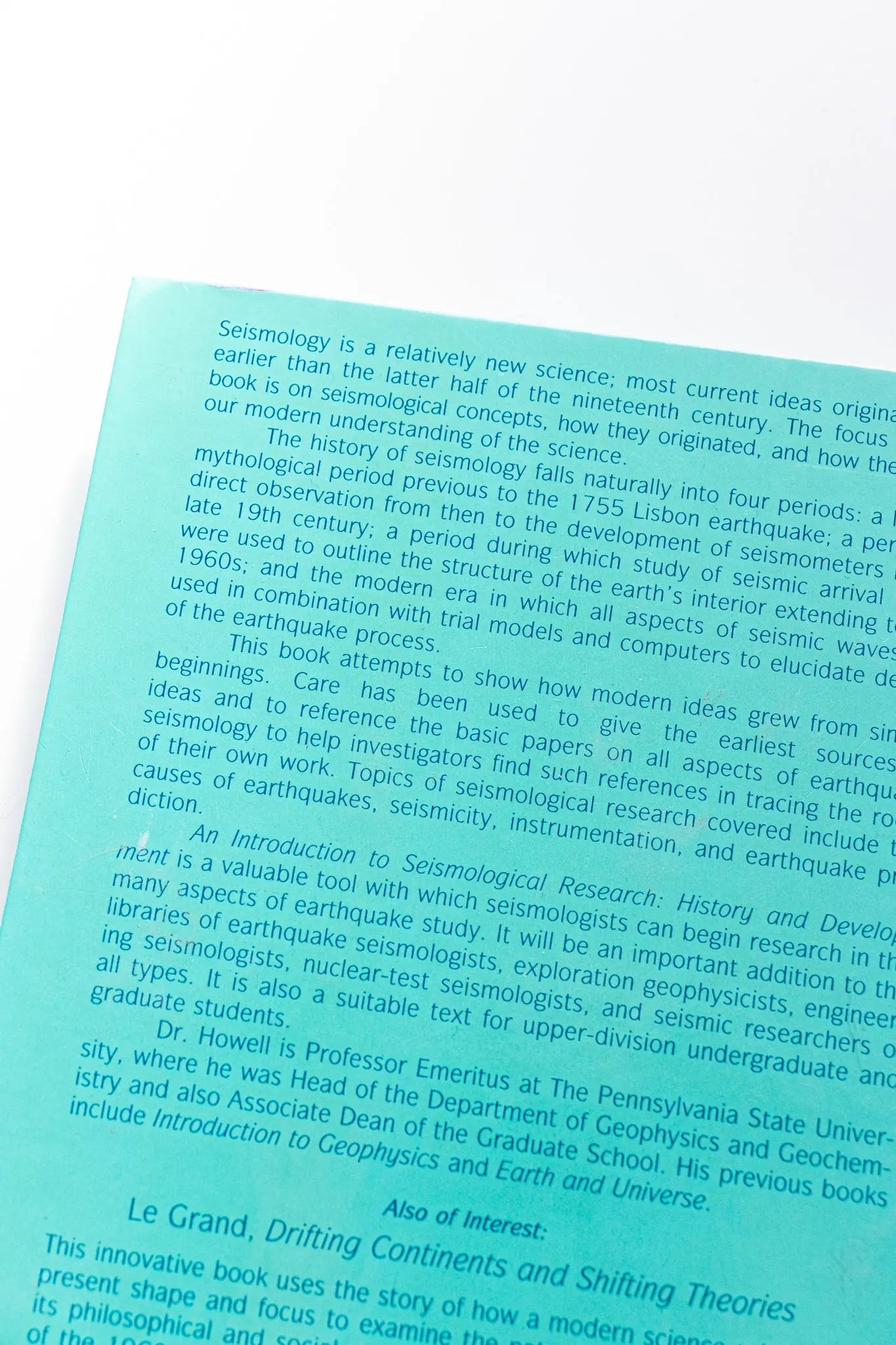 An Introduction to Seismological Research