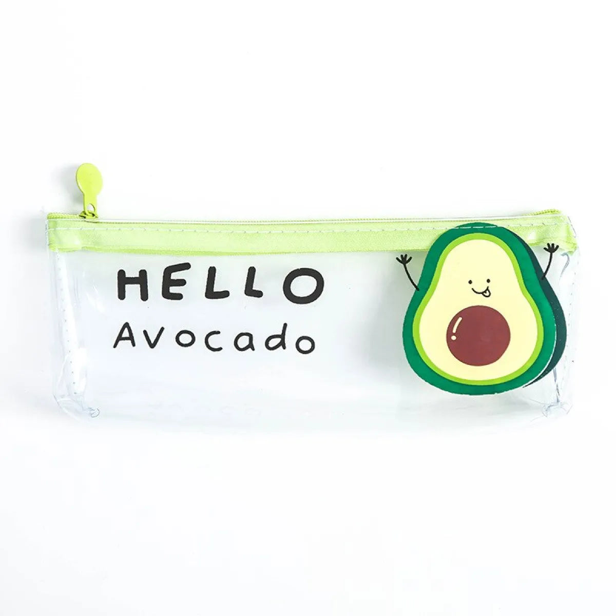 Cute Kawaii Avocado Pencil Case