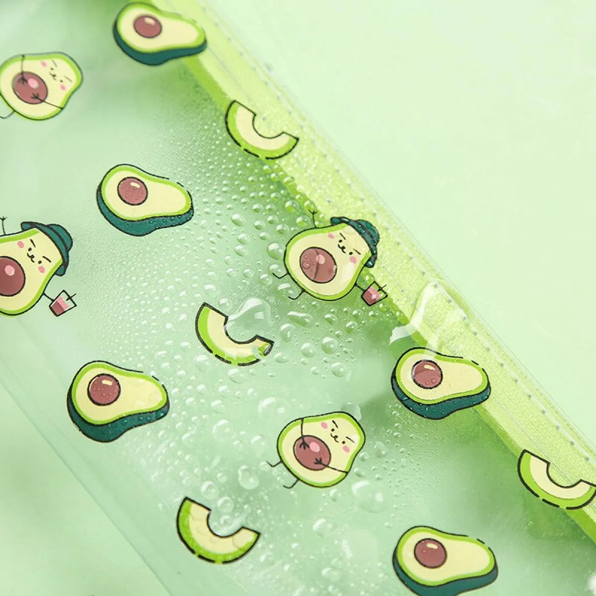 Cute Kawaii Avocado Pencil Case