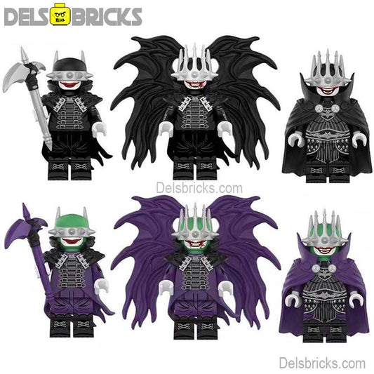 Batman who Laughs comic Lego Minifigures Custom toys set of 6