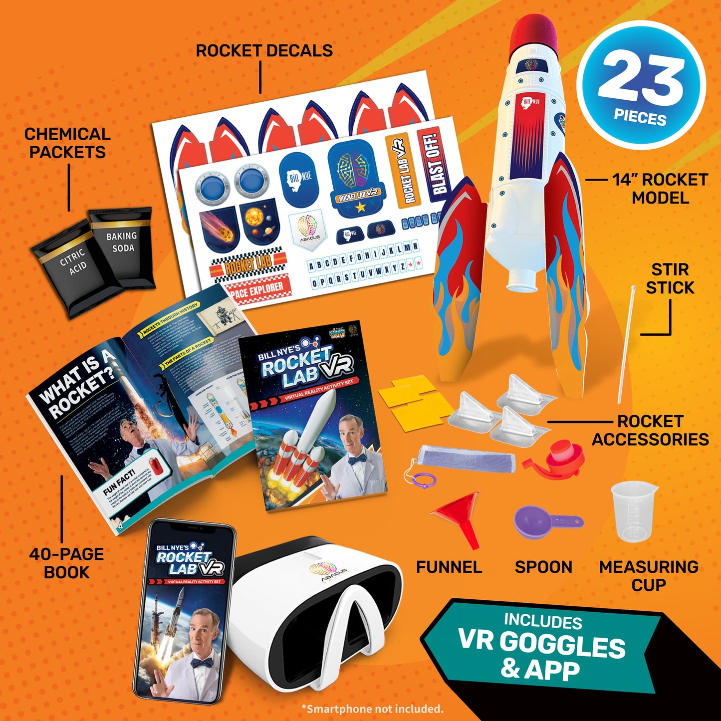 Bill Nye's ROCKET LAB VR Rocket Science Kit