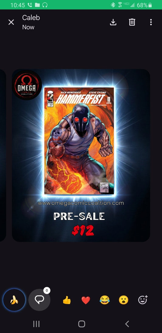 Pre-Order | Hammerfist #1: Exclusive Variant Cover by Marat Mychaels