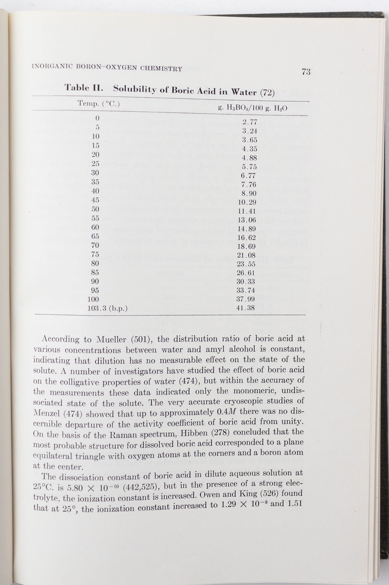 Boron, Metallo-Boron, Compounds and Boranes