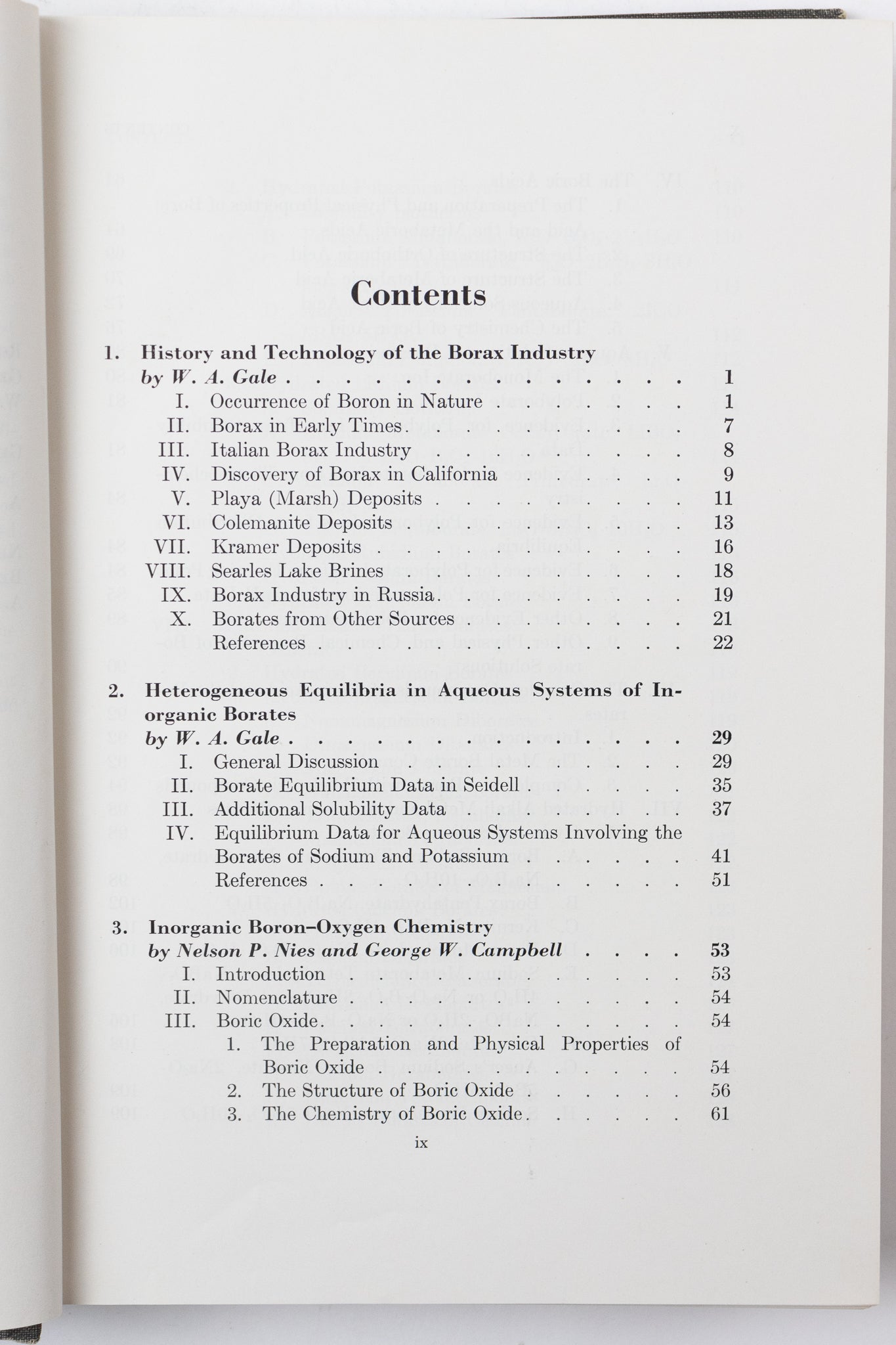 Boron, Metallo-Boron, Compounds and Boranes