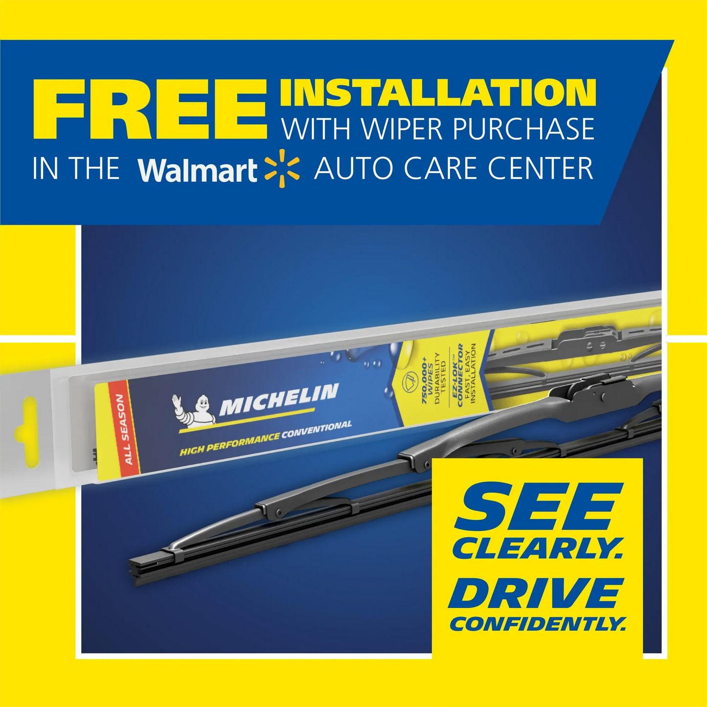 MICHELIN® High Performance 19" Conventional Windshield Wiper Blade