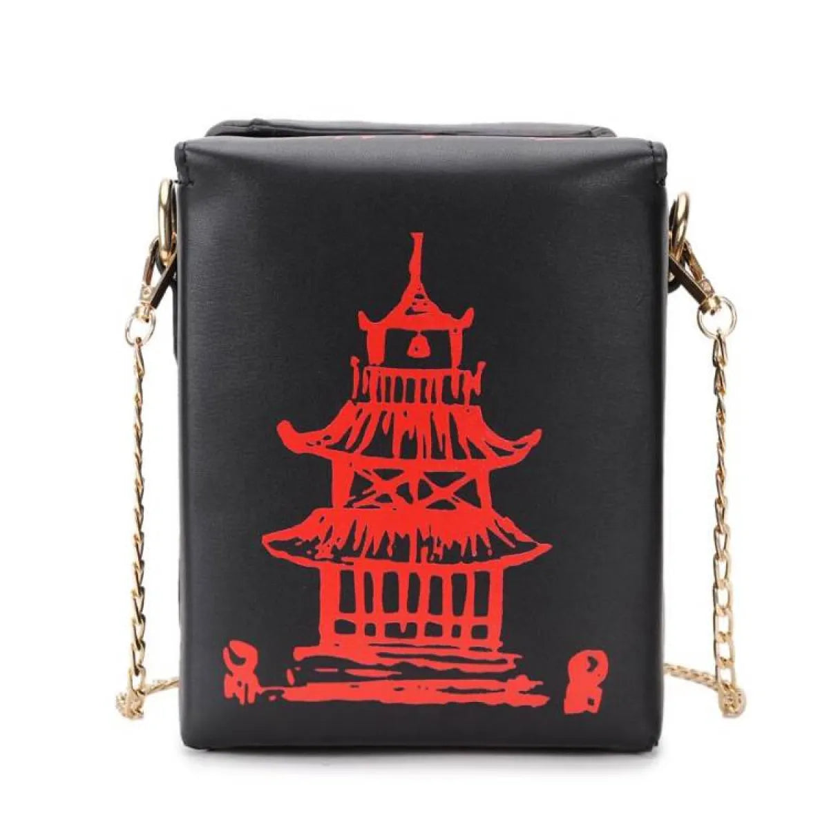 Chinese Takeout Box Chain Bag