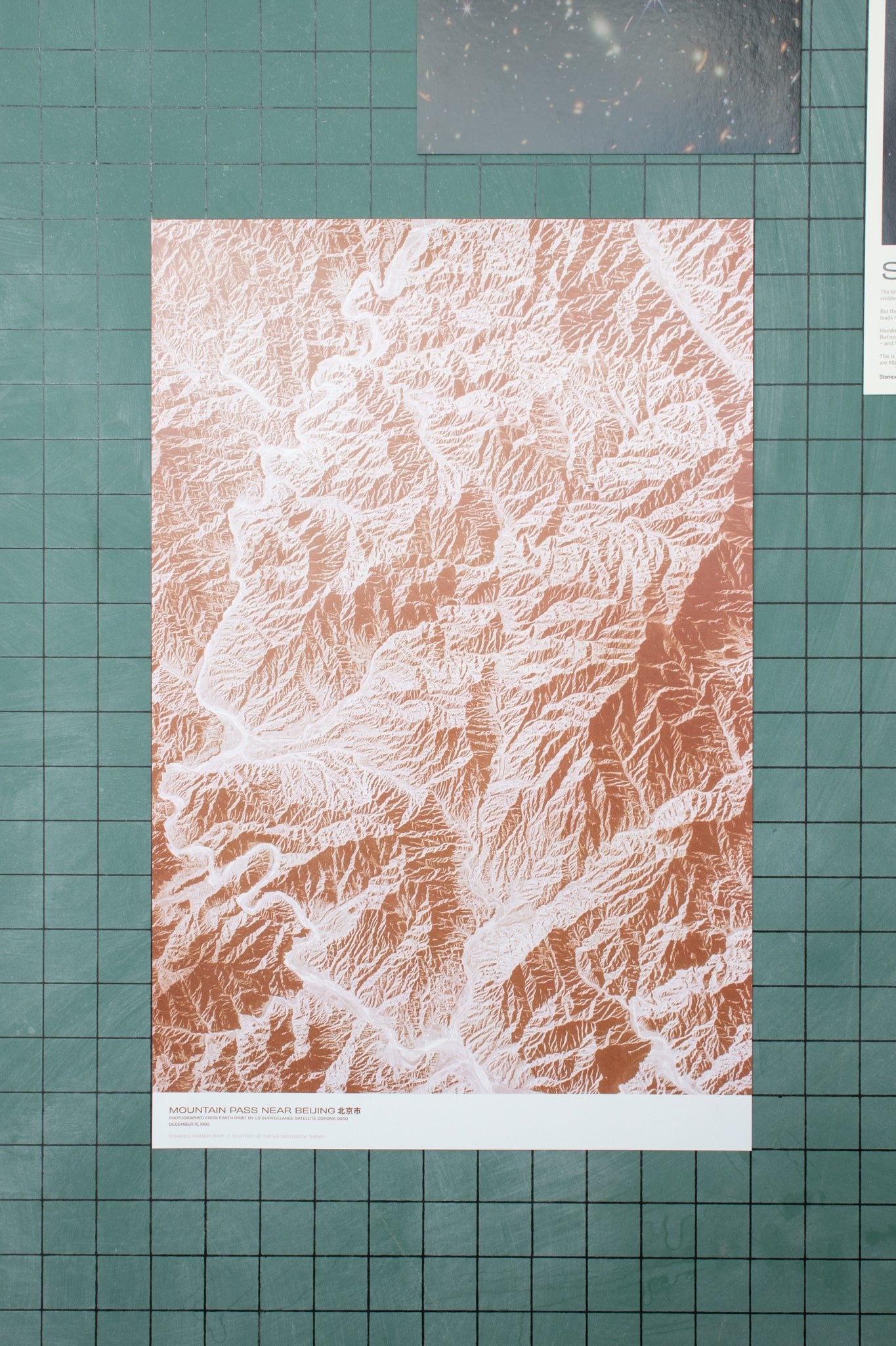 Corona Spy Satellite Image Poster