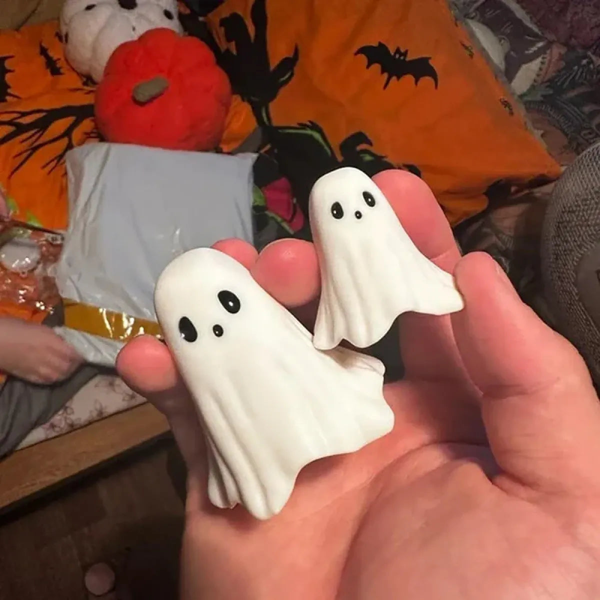 Cute Ghost Halloween Statue