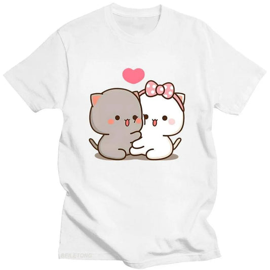 Cute Peach Cat T-Shirt