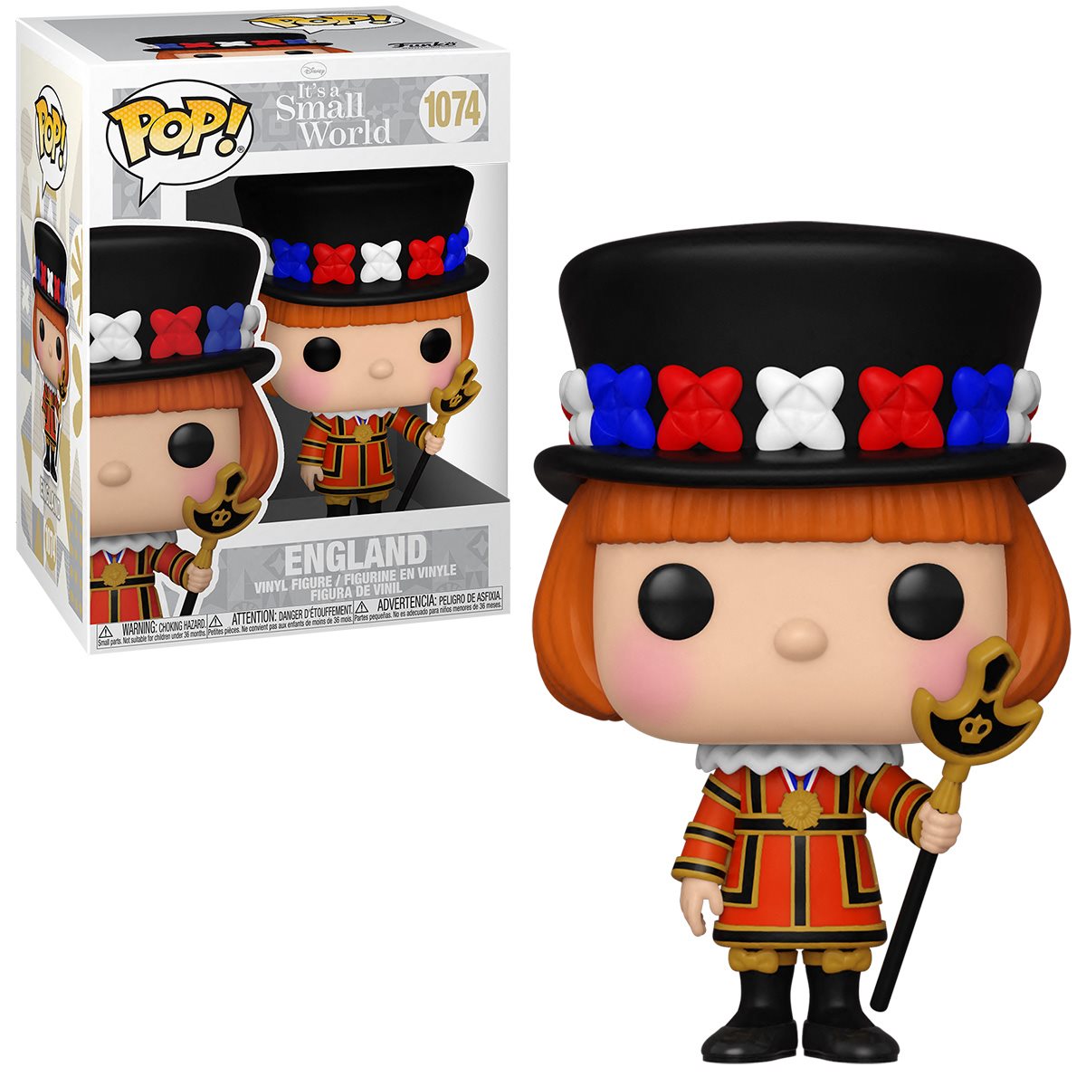 Disney Parks It's a Small World England Funko Pop! Vinyl Figure #1074 NOT MINT