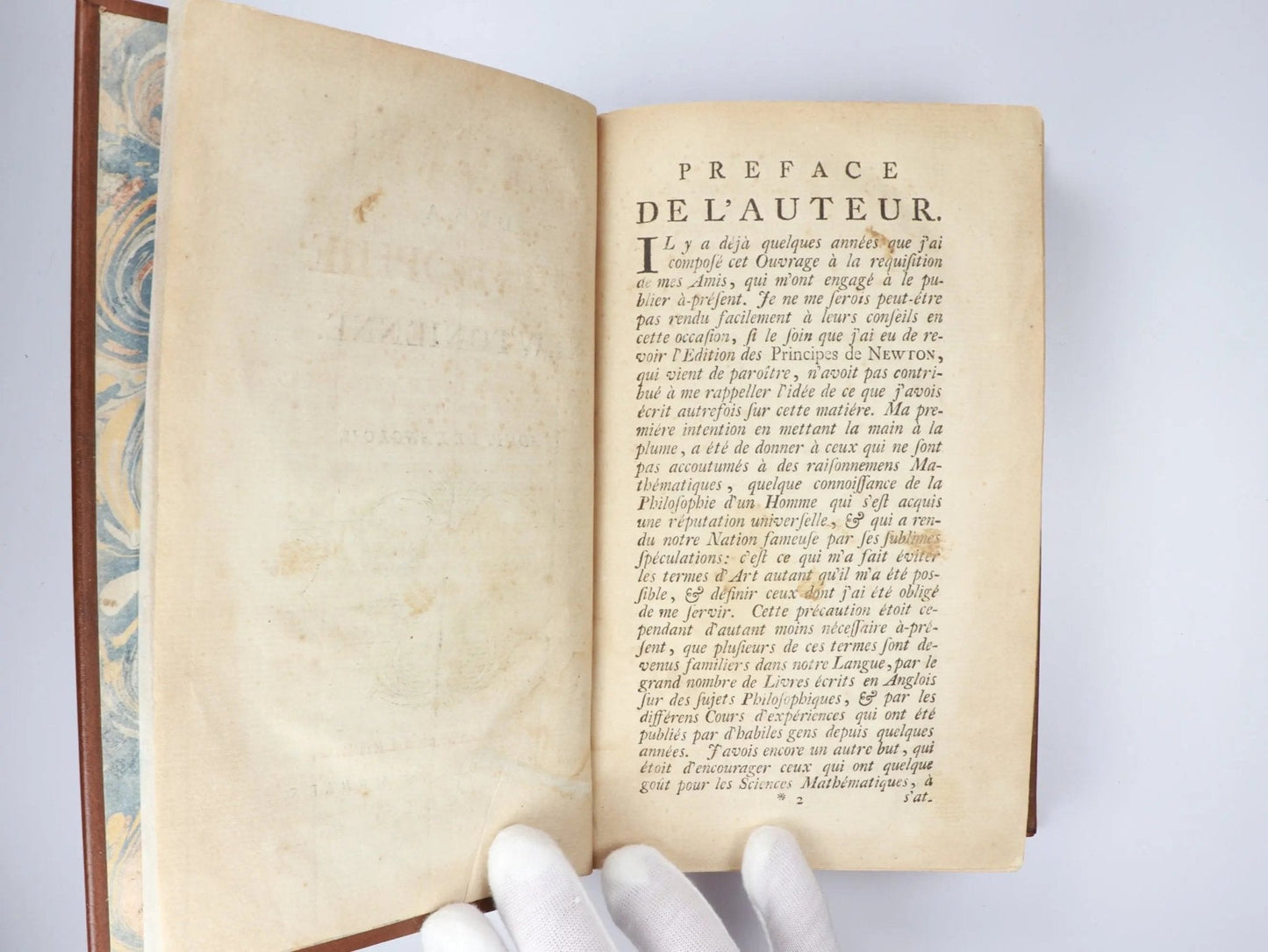 Elements of Newtonian Philosophy (French Translation)