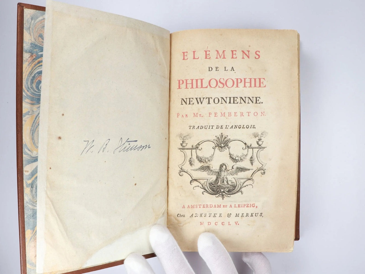 Elements of Newtonian Philosophy (French Translation)