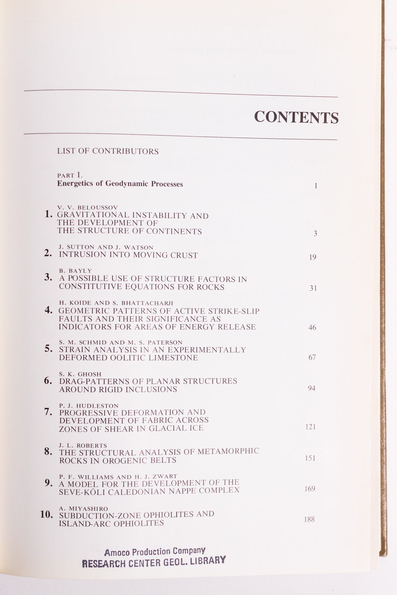 Energetics of Geological Processess