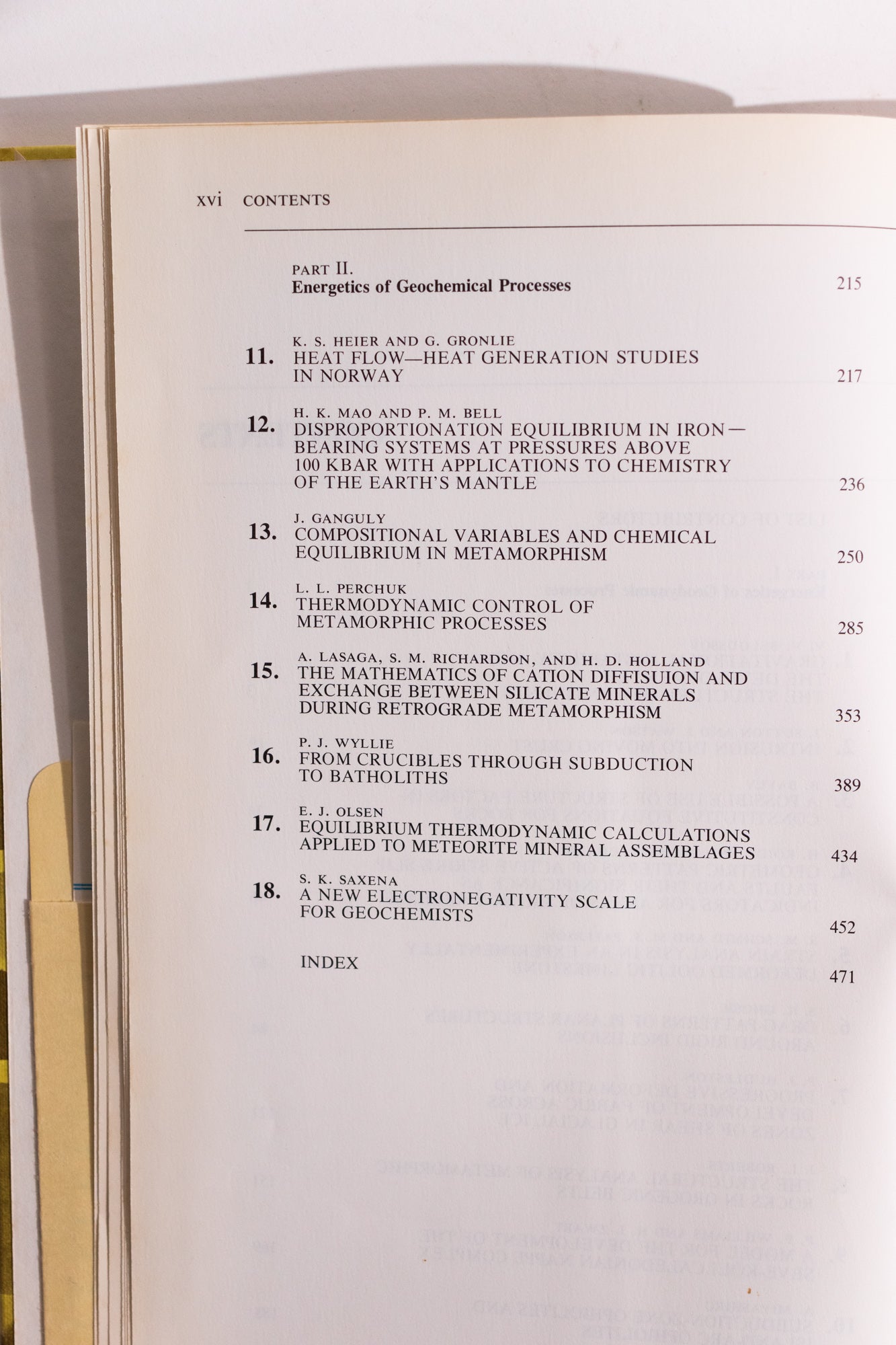 Energetics of Geological Processess